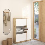 دولاب احذية   Shoes Shoe cabinet w. 3 tilting doors