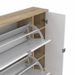 دولاب احذية   Shoes Shoe cabinet w. 3 tilting doors