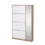 دولاب احذية     Shoes Shoe cabinet w. 4 tilting doors and 2 layers