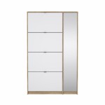 دولاب احذية     Shoes Shoe cabinet w. 4 tilting doors and 2 layers