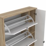 دولاب احذية     Shoes Shoe cabinet w. 4 tilting doors and 2 layers