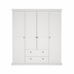 دولاب ملابس  Paris Wardrobe with 4 doors + 2 drawers
