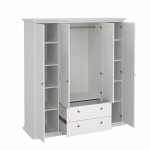 دولاب ملابس  Paris Wardrobe with 4 doors + 2 drawers