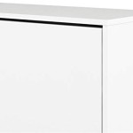 فترينة لون ابيض China cabinet 1 door + 1 g