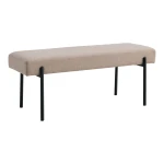 Swindon Bench Bench, bouclé, dark green, black legs 100x36x42,5 cm, كرسي بوف