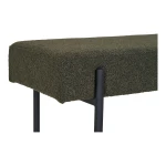 Swindon Bench Bench, bouclé, dark green, black legs 100x36x42,5 cm, كرسي بوف