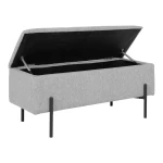 بوف تخزين  Watford Bench - Bench in fabric with storage,