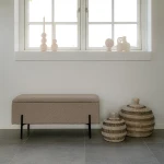 بوف تخزين Watford Bench - Bench in bouclé with storage, bei