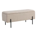 بوف تخزين Watford Bench - Bench in bouclé with storage, bei