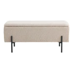 بوف تخزين Watford Bench - Bench in bouclé with storage, bei