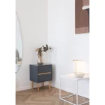 طاولة جانبية Vita Side Table - Side table, white, white fram