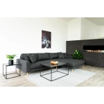 Vita Coffee table Coffee table, black, black frame 60x90x45 cm طاولة ضيافة