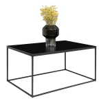 Vita Coffee table Coffee table, black, black frame 60x90x45 cm طاولة ضيافة