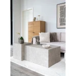 Prague Coffee Table Coffee Table, marble look, beige  60x80x40 cm طاولة ضيافة
