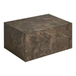 Prague Coffee Table Coffee table, marble look, brown 60x80x40 cm طاولة ضيافة
