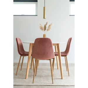 طاول أكل مع 4 كراسي  Vojens Dining Table - Dining table, black