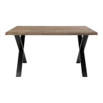 طاولة أكل خشب طبيعي مع 4 كراسي - Toulon Dining Table with 4 montpellier dining chairs