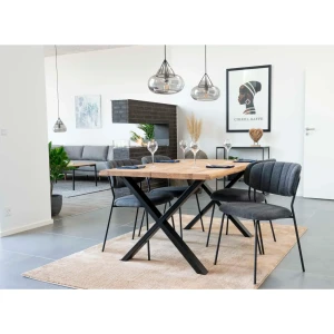 طاولة أكل خشبي مع 4 كراسي- Toulon Dining Table