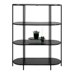طاولة مدخلVita shelf - Oval shelf, 4 shelves, black, black f