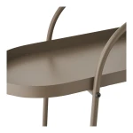 Empoli Bar Trolley Bar trolley, 2 shelves, steel, brown 27,5x60x64 cm عربة تقديم