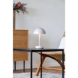 Holt Table Lamp Table lamp, metal, rechargeable, sand/steel سهارة لون بيج