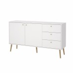 خزانة 3+2   Bodo Sideboard 2 doors + 3  drawers White