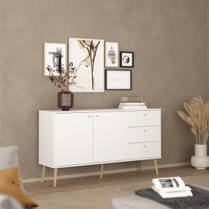 خزانة 3+2   Bodo Sideboard 2 doors + 3  drawers White