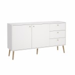خزانة 3+2   Bodo Sideboard 2 doors + 3  drawers White