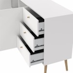 خزانة 3+2   Bodo Sideboard 2 doors + 3  drawers White
