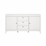 خزانة مدريد 3+2 بيضاء  Madrid Sideboard 2 doors + 3 drawers