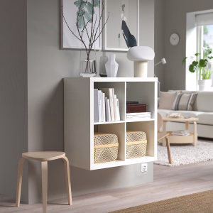 مكتبة 4 أرفف   KALLAX SHEL UNIT 77X77 WH