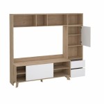 مكتبة تلفاز Next TV-Wall unit with 1 Sliding door + 1 door