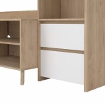 مكتبة تلفاز Next TV-Wall unit with 1 Sliding door + 1 door