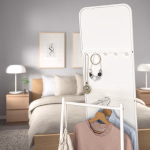 مرايا غرفة نوم    KNAPPER  AYN 48X160 BE