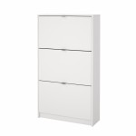 Shoes Shoe cabinet w. 3 tilting doors and 2 layer دولاب أحذية