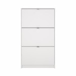Shoes Shoe cabinet w. 3 tilting doors and 2 layer دولاب أحذية