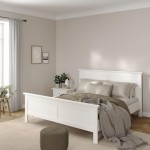 سرير زوجي        Paris Bed 180x200 White