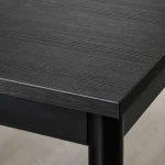 طاولة أكل معدنية مع غطاء