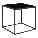طاولة ضيافة مربعة سطح اسود Vita Side table