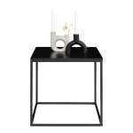 طاولة ضيافة مربعة سطح اسود Vita Side table