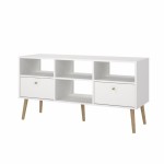 طاولة شاشة بيضاء  Bodo TV-unit 2 drawers White