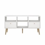 طاولة شاشة بيضاء  Bodo TV-unit 2 drawers White