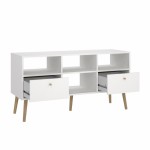 طاولة شاشة بيضاء  Bodo TV-unit 2 drawers White