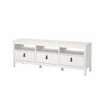 طاولة شاشة بيضاء Madrid TV-unit 3 drawers
