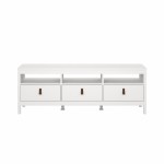 طاولة شاشة بيضاء Madrid TV-unit 3 drawers