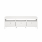 طاولة شاشة بيضاء Madrid TV-unit 3 drawers