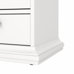 كمدينو أبيض Paris Nightstand White White