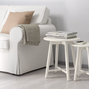 طاولة جانبية KRAGSTA NEST TABLES S2 WHITE
