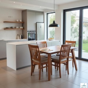 طاولة اكل مع 4 كراسي