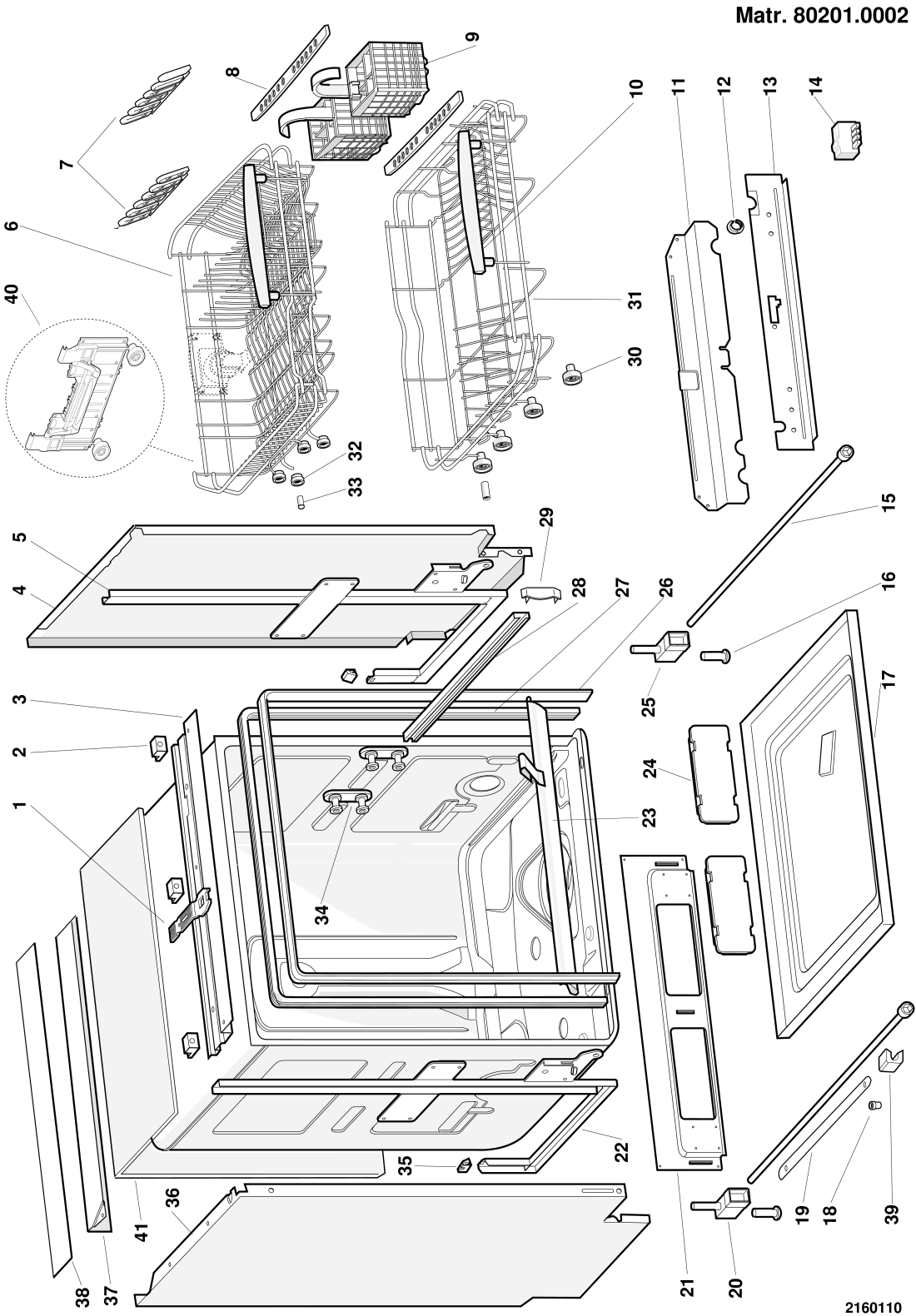 Fissaggio Braccio Irrigatore - Lavastoviglie - THOMSON - 295947 - Foto 6